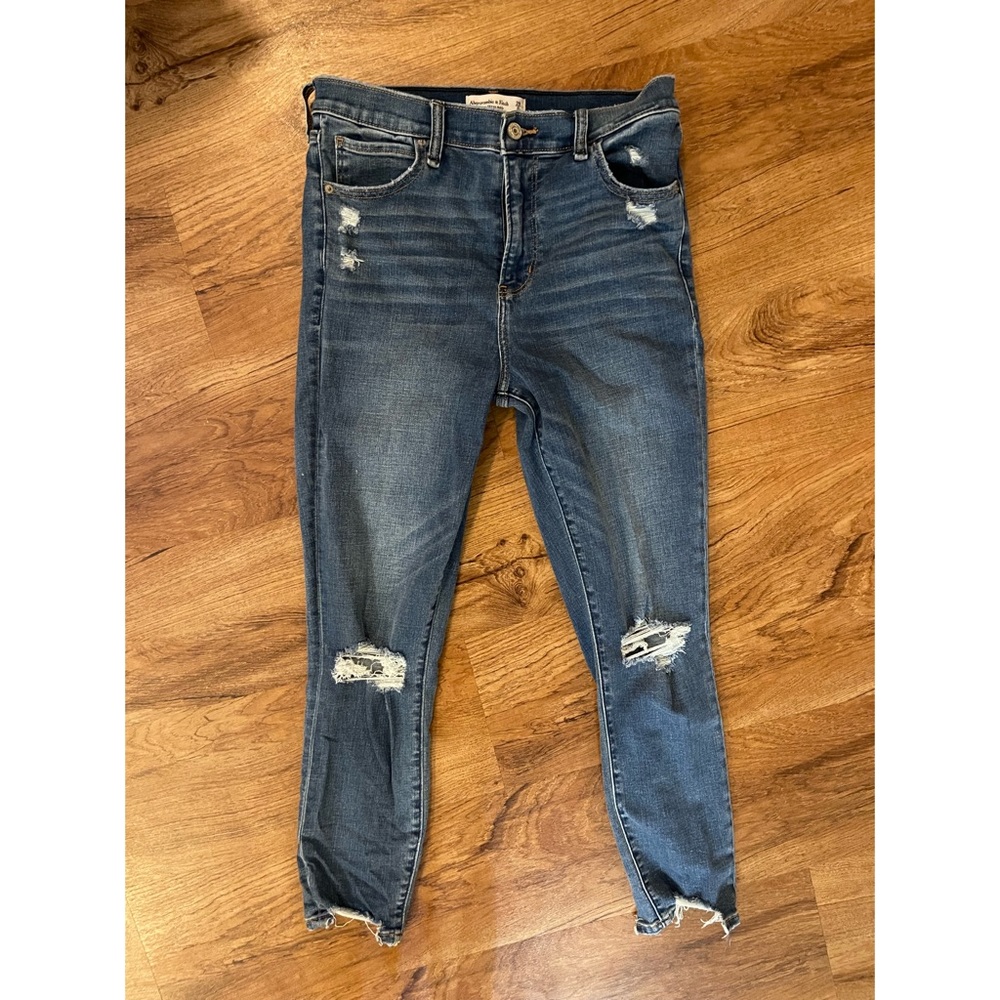 Abercrombie Super Skinny Ankle High Rise